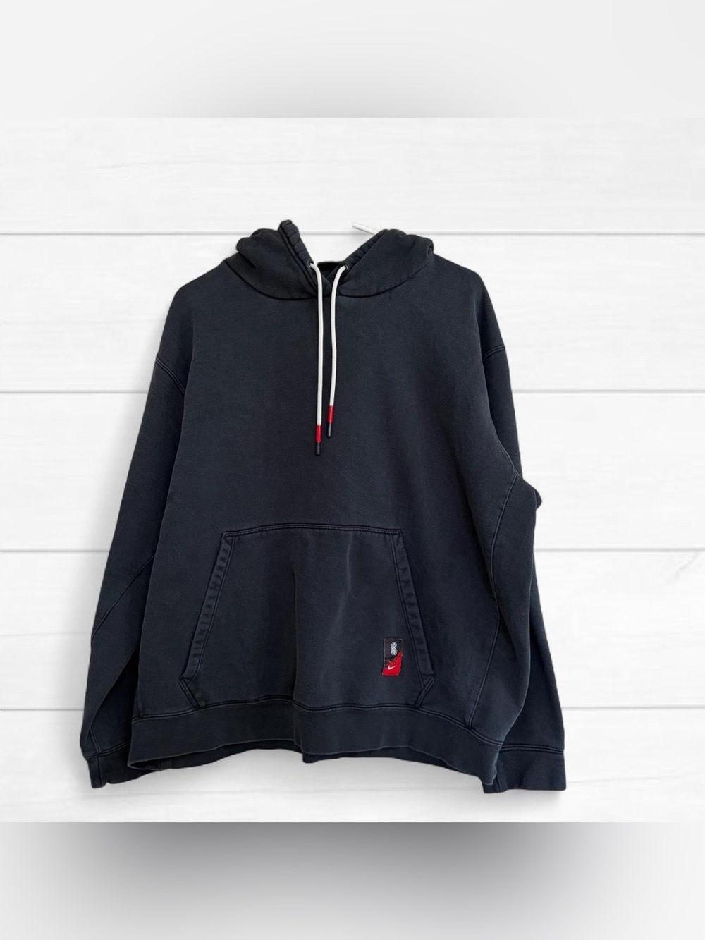 Nike Kyrie Irving Black Pullover Hoodie with Drawstring